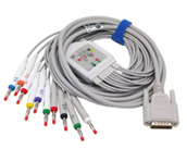 Juego de 10 latiguillos, conector “banana-4mm