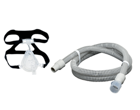 Mascarilla orofaríngea para CPAP con manguera